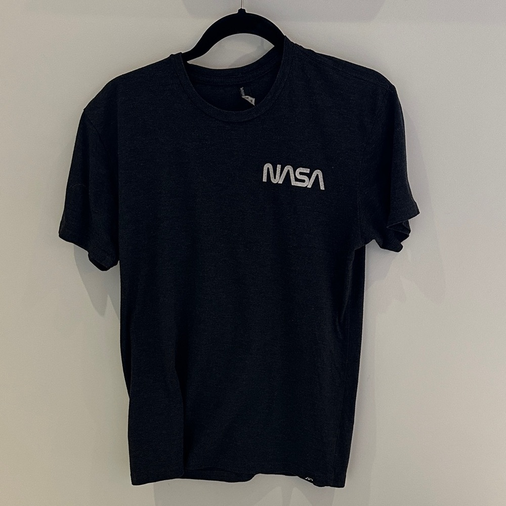 Black NASA Men's T-Shirt